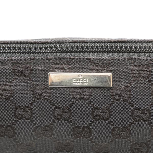 Pre-owned Gucci GG Canvas Boat Blue