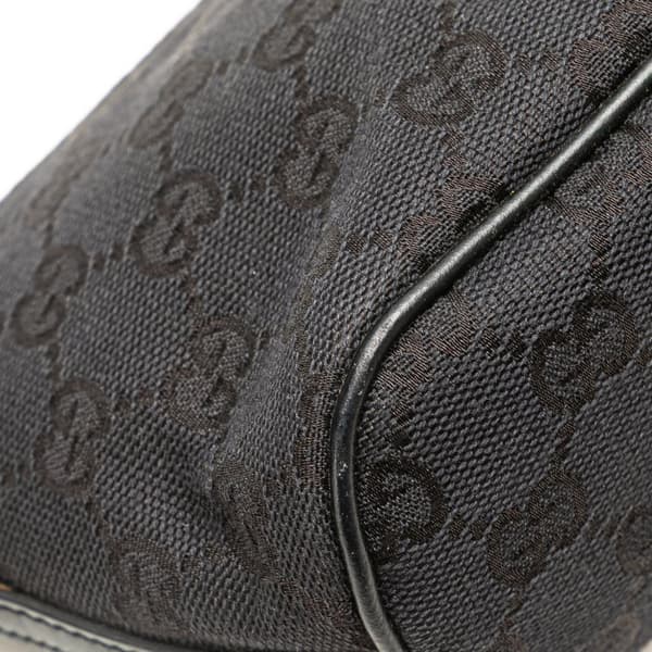 Pre-owned Gucci GG Canvas Boat Blue