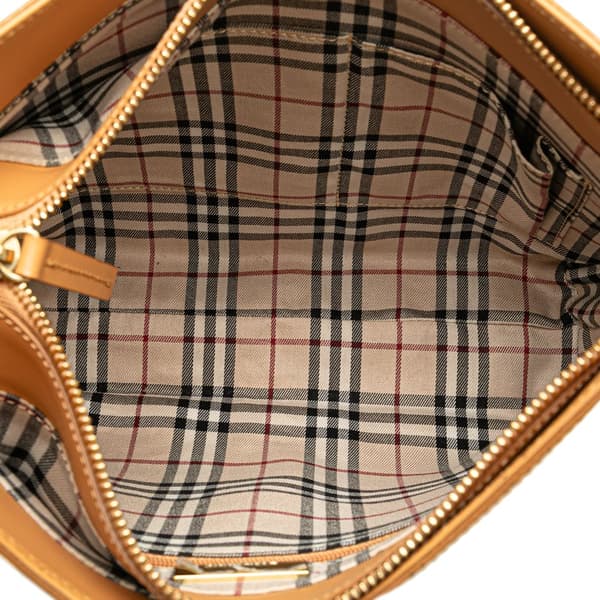 Pre-owned Burberry Leather Shoulder Bag Brown