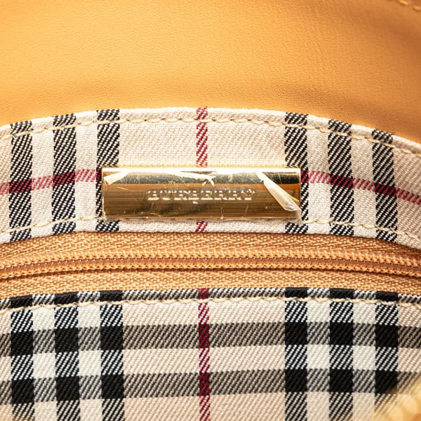 Pre-owned Burberry Leather Shoulder Bag Brown