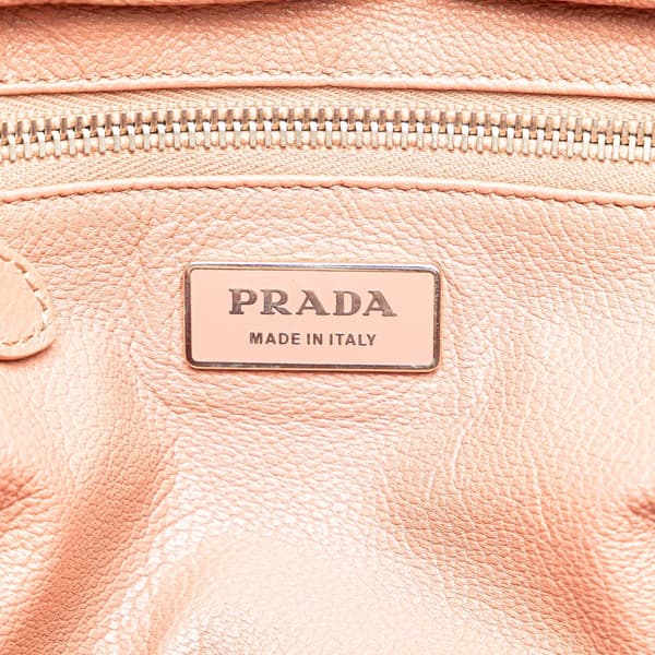Pre-owned Prada Soft Calf Shoulder Bag Black