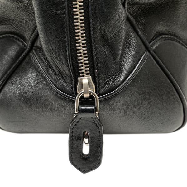 Pre-owned Prada Soft Calf Shoulder Bag Black