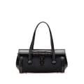 Miniatyrbild 1 av 10: Pre-owned Gucci GG Canvas Bamboo Bullet Shoulder Bag Black