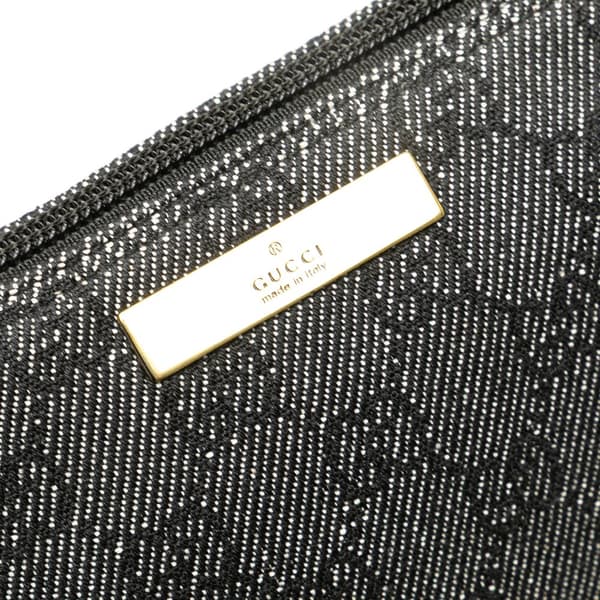 Pre-owned Gucci GG Denim Boat Gray