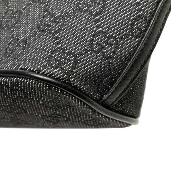 Pre-owned Gucci GG Denim Boat Gray