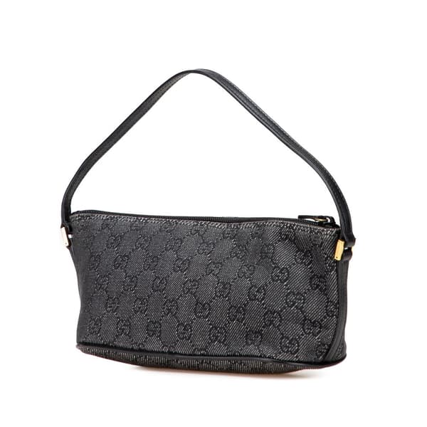 Pre-owned Gucci GG Denim Boat Gray