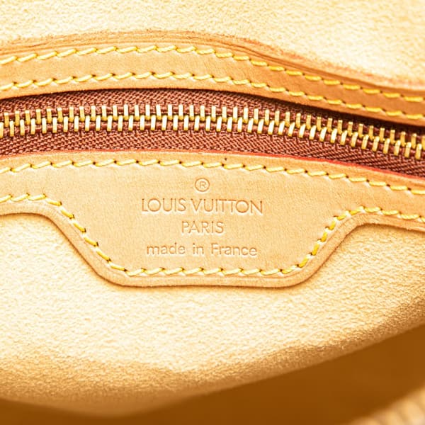 Pre-owned Louis Vuitton Monogram Looping GM Brown