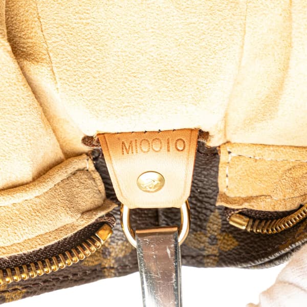 Pre-owned Louis Vuitton Monogram Looping GM Brown