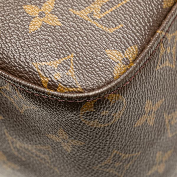 Pre-owned Louis Vuitton Monogram Looping GM Brown