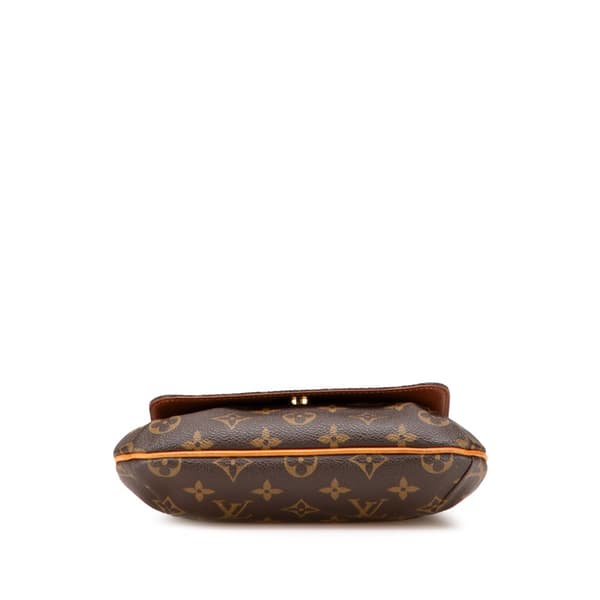 Pre-owned Louis Vuitton Monogram Musette Salsa Short Strap Brown