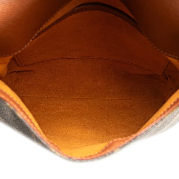 Pre-owned Louis Vuitton Monogram Musette Salsa Short Strap Brown
