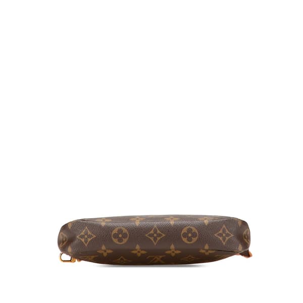 Pre-owned Louis Vuitton Monogram Pochette Accessoires Brown