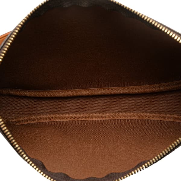 Pre-owned Louis Vuitton Monogram Pochette Accessoires Brown