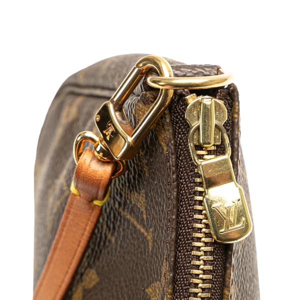 Pre-owned Louis Vuitton Monogram Pochette Accessoires Brown