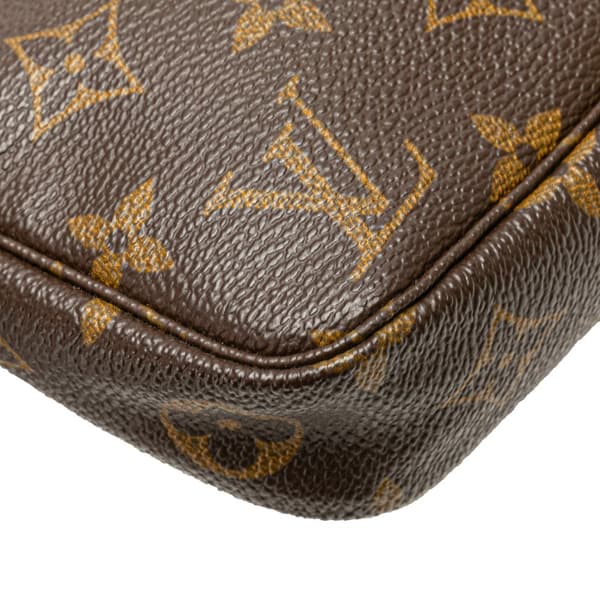 Pre-owned Louis Vuitton Monogram Pochette Accessoires Brown
