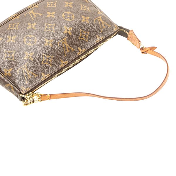 Pre-owned Louis Vuitton Monogram Pochette Accessoires Brown