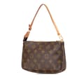 Miniatyrbild 2 av 10: Pre-owned Louis Vuitton Monogram Pochette Accessoires Brown