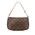 Miniatyrbild 1 av 10: Pre-owned Louis Vuitton Monogram Pochette Accessoires Brown