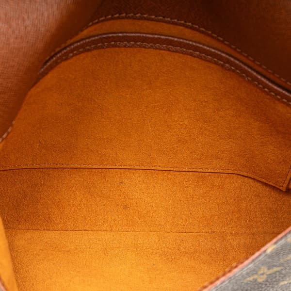 Pre-owned Louis Vuitton Monogram Musette Tango Short Strap Brown