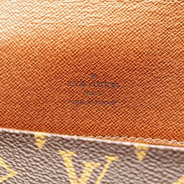 Pre-owned Louis Vuitton Monogram Musette Tango Short Strap Brown