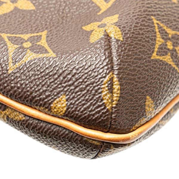 Pre-owned Louis Vuitton Monogram Musette Tango Short Strap Brown