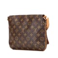 Miniatyrbilde 2 av 10: Pre-owned Louis Vuitton Monogram Musette Tango Short Strap Brown