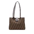 Pikkukuva 1 / 9: Pre-owned Fendi Zucca Canvas Shoulder Bag Brown