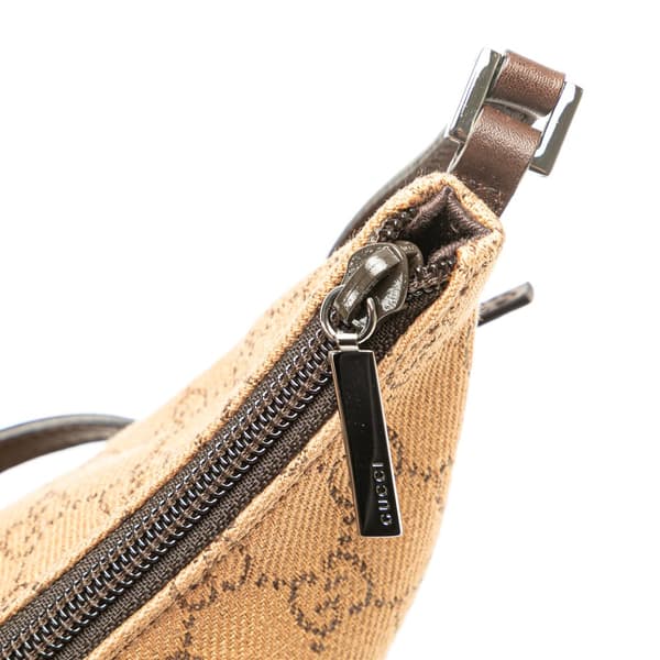 Pre-owned Gucci GG Canvas Shoulder Bag Brown