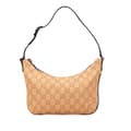 Miniatyrbild 1 av 10: Pre-owned Gucci GG Canvas Shoulder Bag Brown