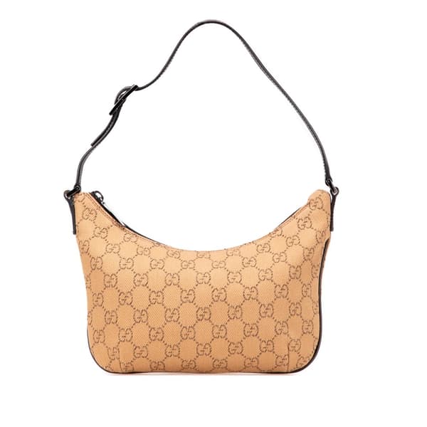 Pre-owned Gucci GG Canvas Shoulder Bag Brown
