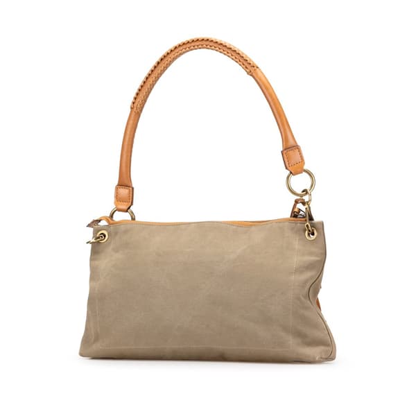 Pre-owned Gucci Canvas Utilitarian Shoulder Bag Brown