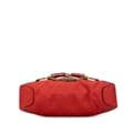 Miniatyrbild 3 av 10: Pre-owned Gucci GG Canvas Horsebit Shoulder Bag Red