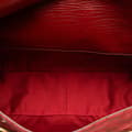 Miniatyrbild 4 av 10: Pre-owned Gucci GG Canvas Horsebit Shoulder Bag Red