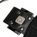 Miniatyrbillede 10 af 10: Pre-owned Fendi Zucchino Canvas Double Flap Mamma Black