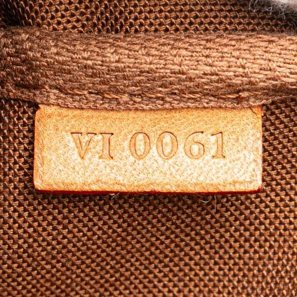 Pre-owned Louis Vuitton Monogram Pochette Accessoires Brown