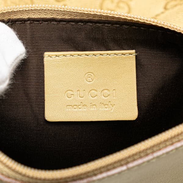 Pre-owned Gucci GG Canvas Shoulder Bag Brown