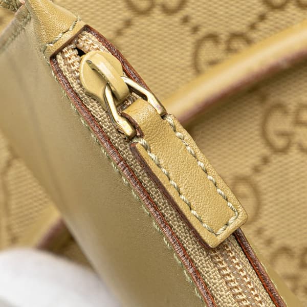 Pre-owned Gucci GG Canvas Shoulder Bag  Brown