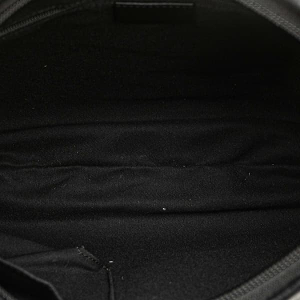 Pre-owned Gucci Pebbled Leather Abbey D Ring Shoulder Bag Black