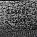 Miniatyrbild 6 av 10: Pre-owned Gucci Pebbled Leather Abbey D Ring Shoulder Bag Black