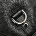 Miniatyrbild 9 av 10: Pre-owned Gucci Pebbled Leather Abbey D Ring Shoulder Bag Black