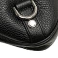 Miniatyrbild 10 av 10: Pre-owned Gucci Pebbled Leather Abbey D Ring Shoulder Bag Black