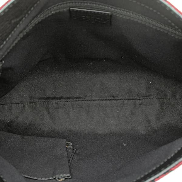Pre-owned Gucci GG Canvas Shoulder Bag  Red