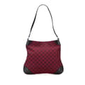 Miniatyrbild 1 av 10: Pre-owned Gucci GG Canvas Shoulder Bag  Red