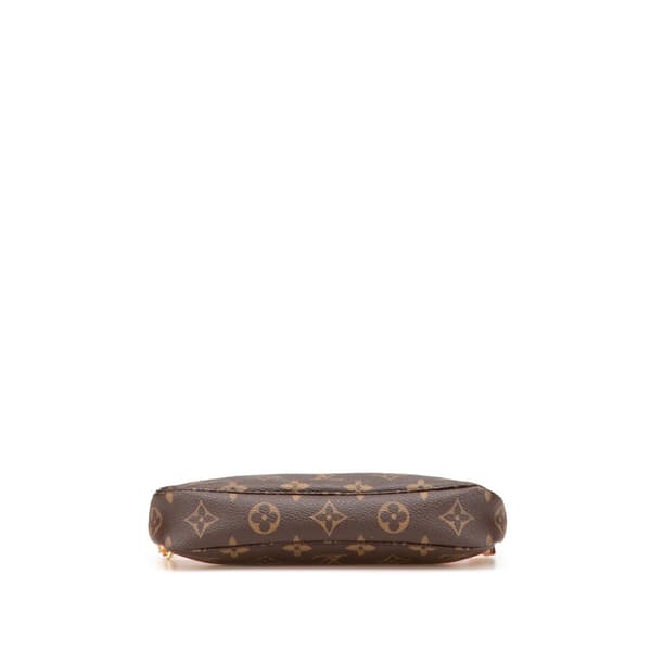 Pre-owned Louis Vuitton Monogram Pochette Accessoires Brown