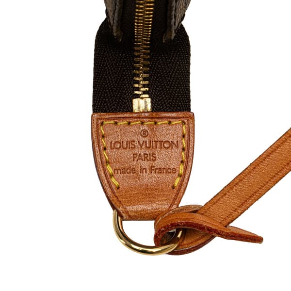 Pre-owned Louis Vuitton Monogram Pochette Accessoires Brown