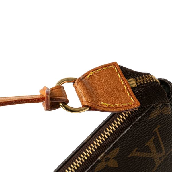 Pre-owned Louis Vuitton Monogram Pochette Accessoires Brown