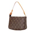 Miniatyrbillede 2 af 10: Pre-owned Louis Vuitton Monogram Pochette Accessoires Brown