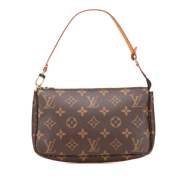Pre-owned Louis Vuitton Monogram Pochette Accessoires Brown