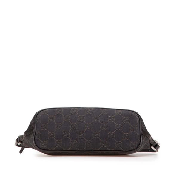 Pre-owned Gucci GG Denim Boat Brown