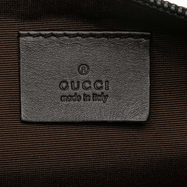 Pre-owned Gucci GG Denim Boat Brown